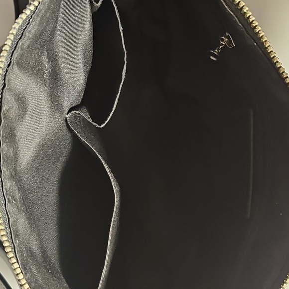 Vtg Coach (F13078) Tricolor Leather-suede-signature Jacquard Duffle - Picture 10 of 12